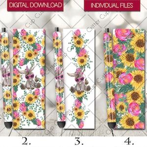 Donkey Pen Wrap, Badass Pen wraps Design, Pen Wrap png, Digital Download,PNG