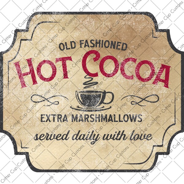 Hot Cocoa - Etsy