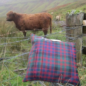 MacDonald Modern Kilt Cushion – Handmade Scottish Charm for Your Home