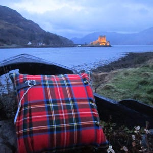 Royal Stewart Kilt Cushion – Handmade Scottish Charm for Your Home