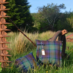 Isle of Skye Kilt Cushion – Handmade Scottish Charm for Your Home