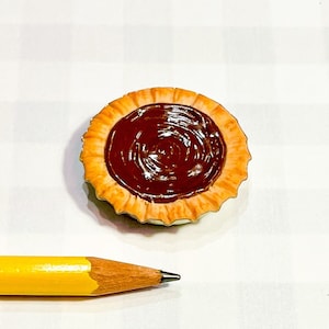Miniature Chocolate Tart Magnet