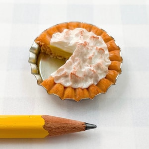 Miniature Lemon Meringue Pie Magnet