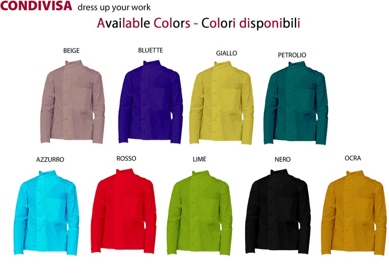 Man chef jacketchef jacket kitchen jacket workjacket in excellent quality poplin