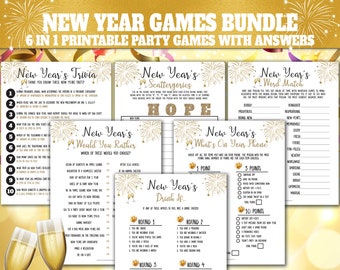 New Years Eve Games Etsy