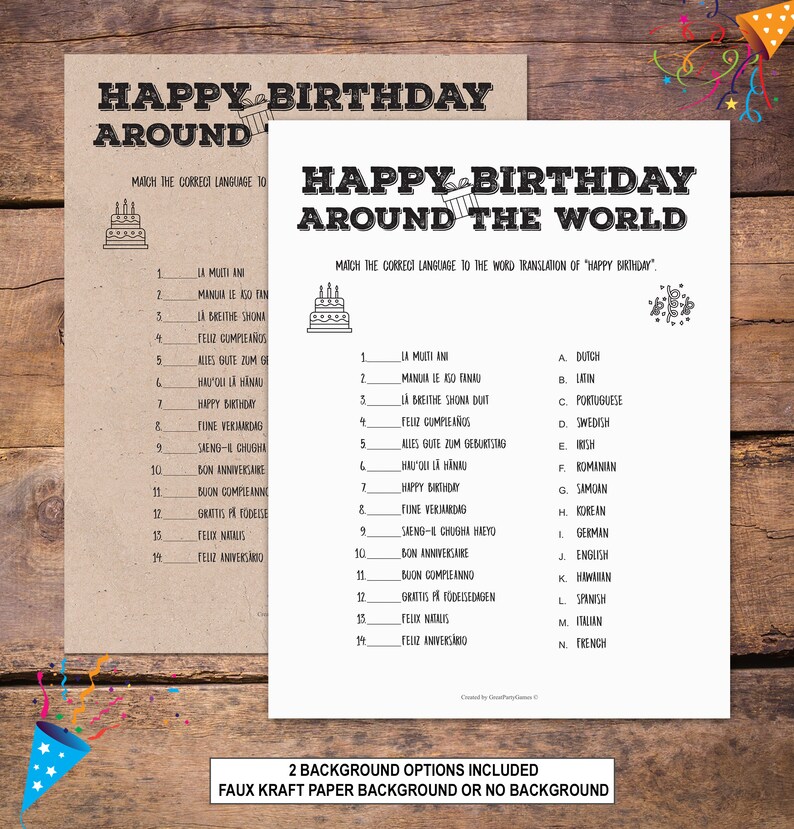 70th birthday party games 1950 party trivia games born in etsy