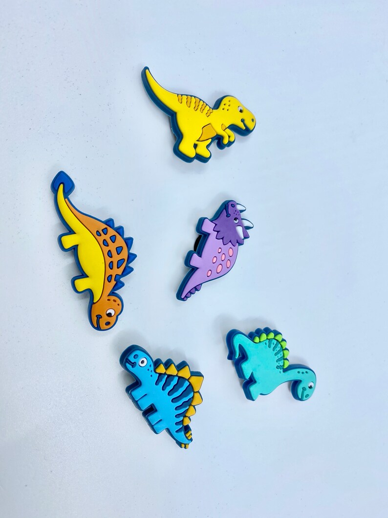 Different 5 set Dinosaurs Crocs Charms Shoe Charm set Etsy