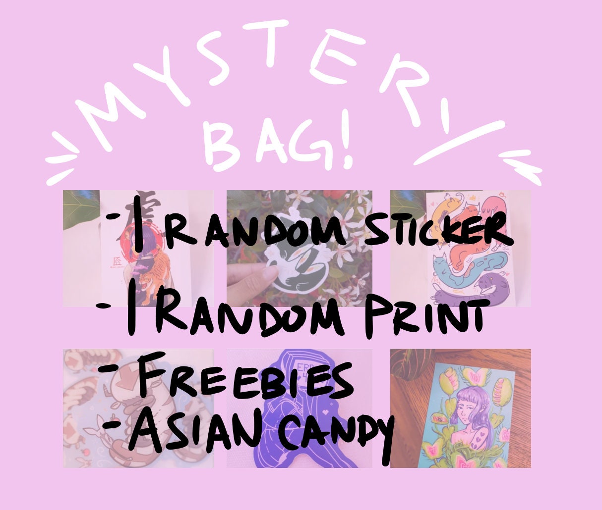 Mystery Bag Lucky Bag, Random Grab Bag, Art Deal - Etsy