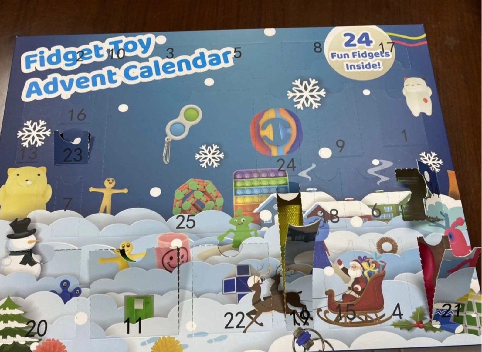Fidget toy advent calendar Etsy