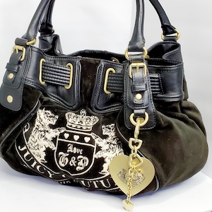 Juicy couture hotsell velvet bag