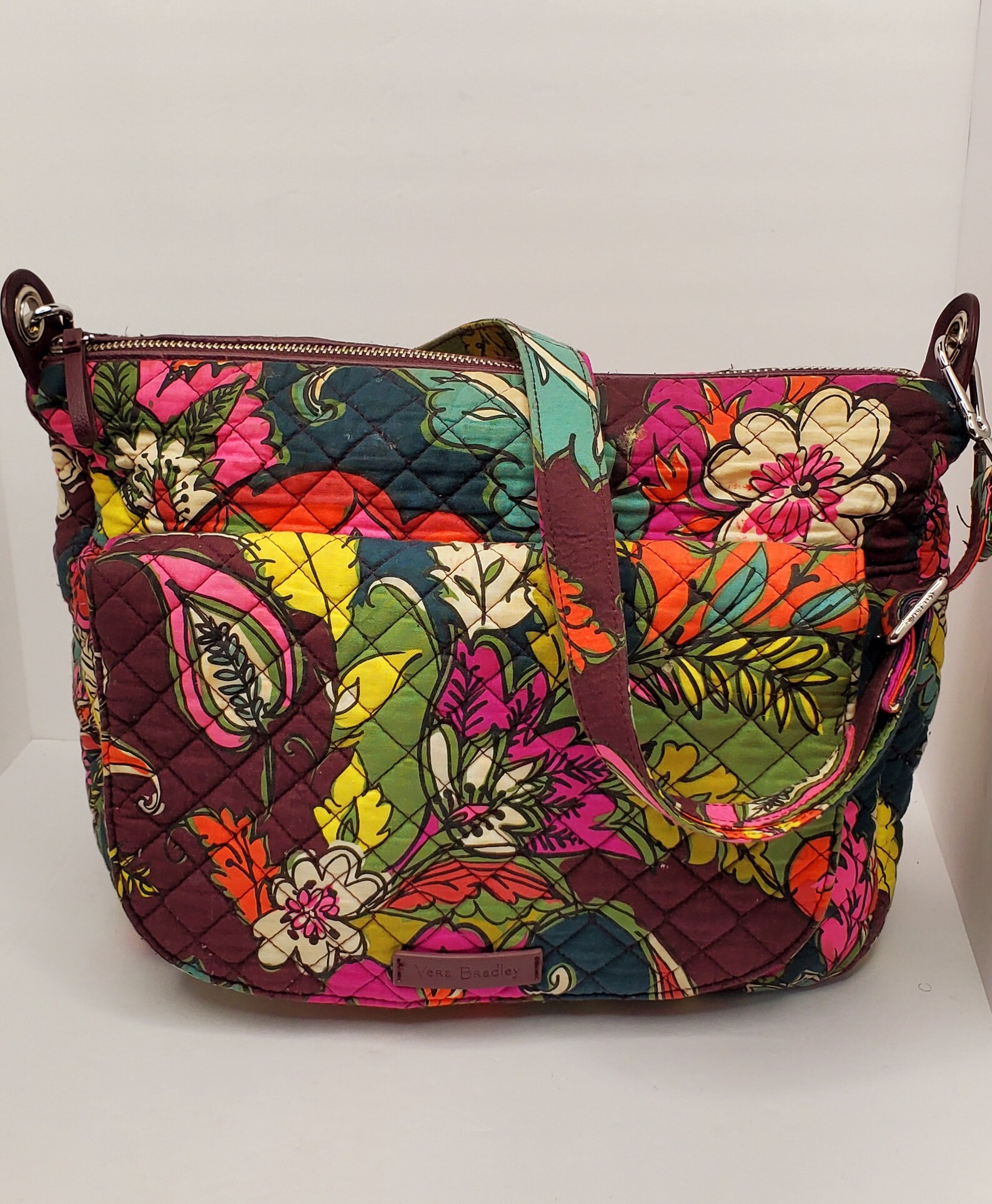 Vintage VERA BRADLEY Quilted Fabric Shoulder Bag Etsy
