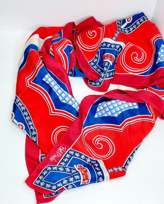 Vintage Bob Mackie Silk Scarf