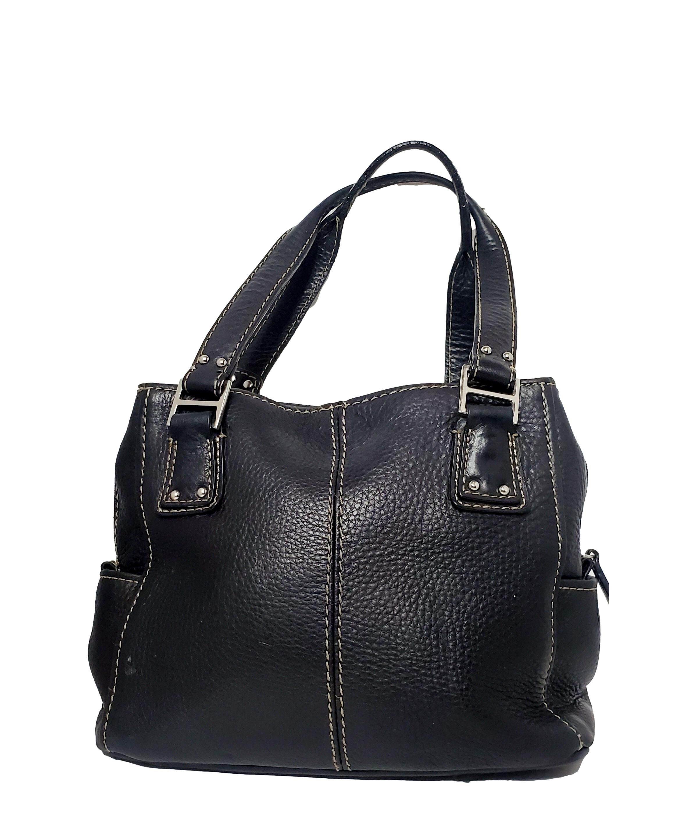 Genuine FOSSIL Black Leather Turnlock Flap Crossbody Bag Messenger - Etsy