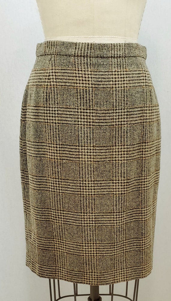 Vintage Escada Women's Prince of Wales Plaid Penci