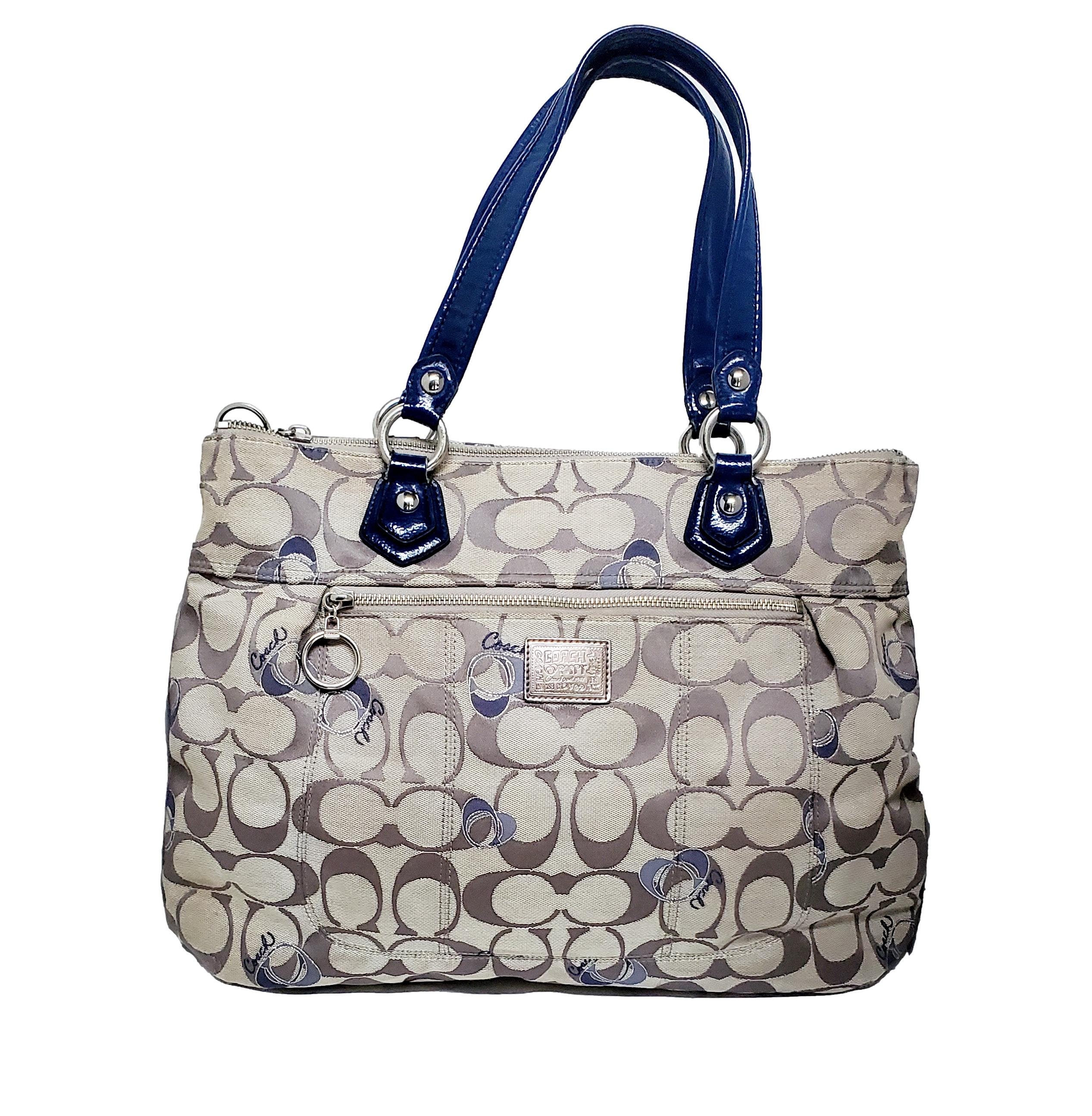 Coach poppy glam tote hotsell