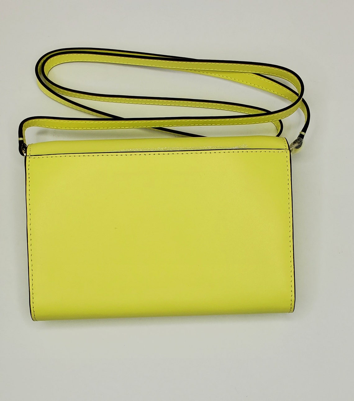Vintage Kate Spade Citrus Lemon Yellow Leather Crossbody Bag Etsy