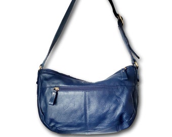 Stone Mountain Blue Leather Bag - Total Turmoil Vintage