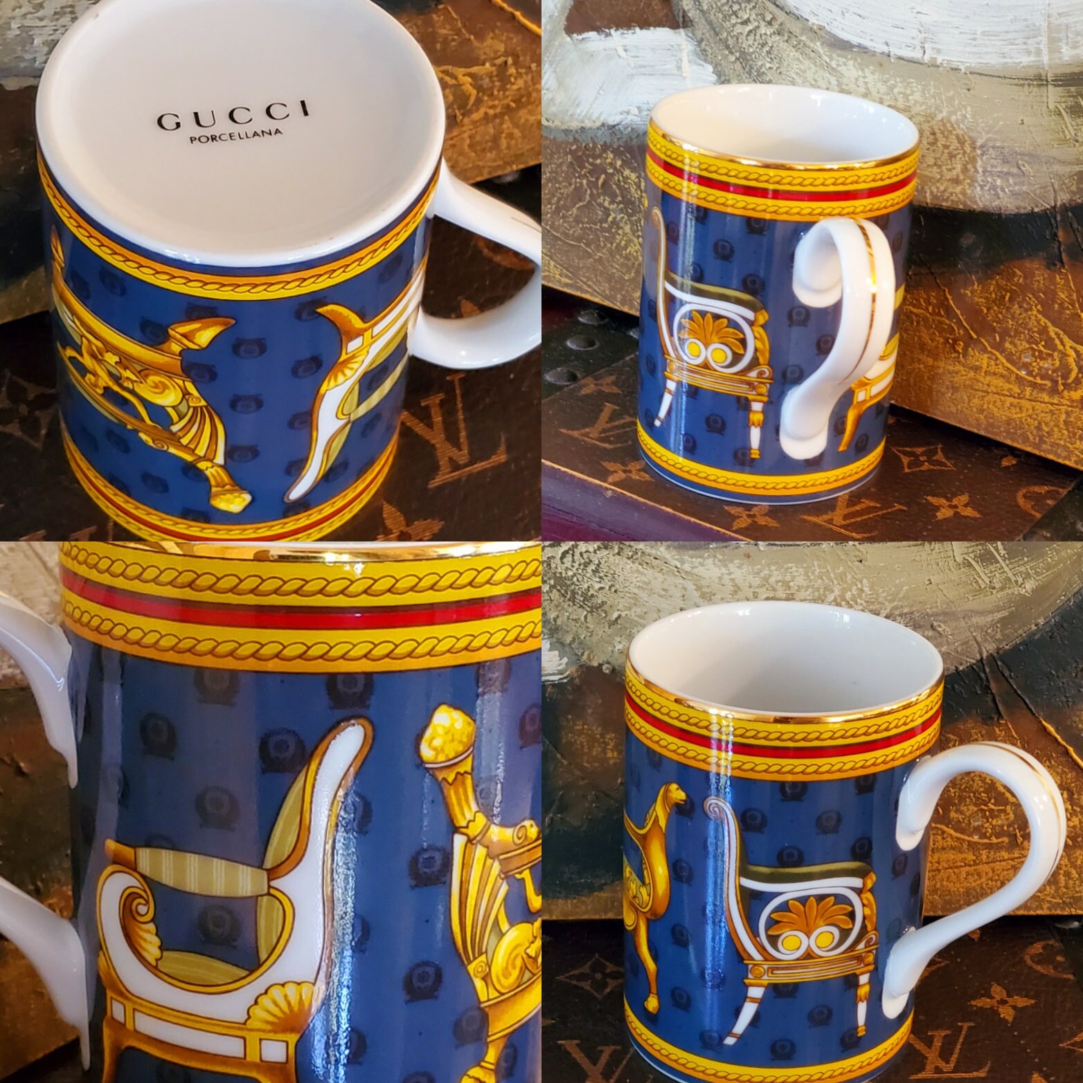 Authentic Vintage Gucci Porcellana Coffee Cup Etsy