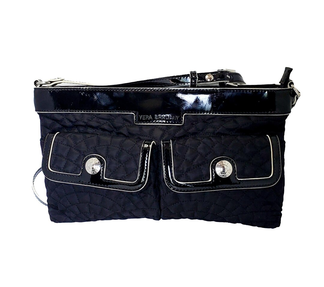 Vera bradley black crossbody deals purse