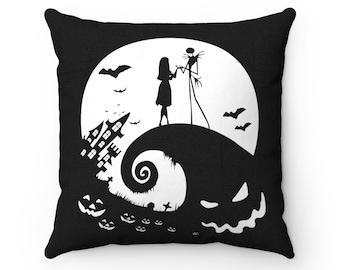 Jack sally pillow | Etsy Nightmare before Christmas Pillow