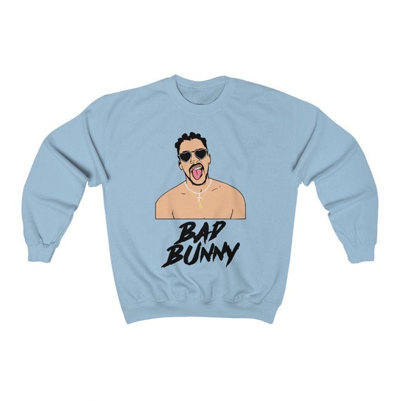 Sudadera Bad Bunny Bad Bunny El Conejo Malo | Etsy México