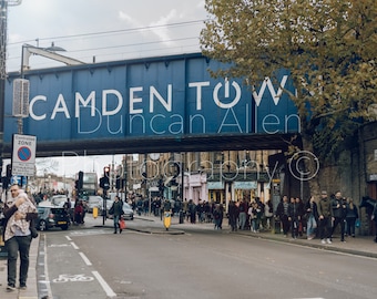 NEW Camden Town Streetsign London Mens Womens One Size Embroidered Baseball Cap