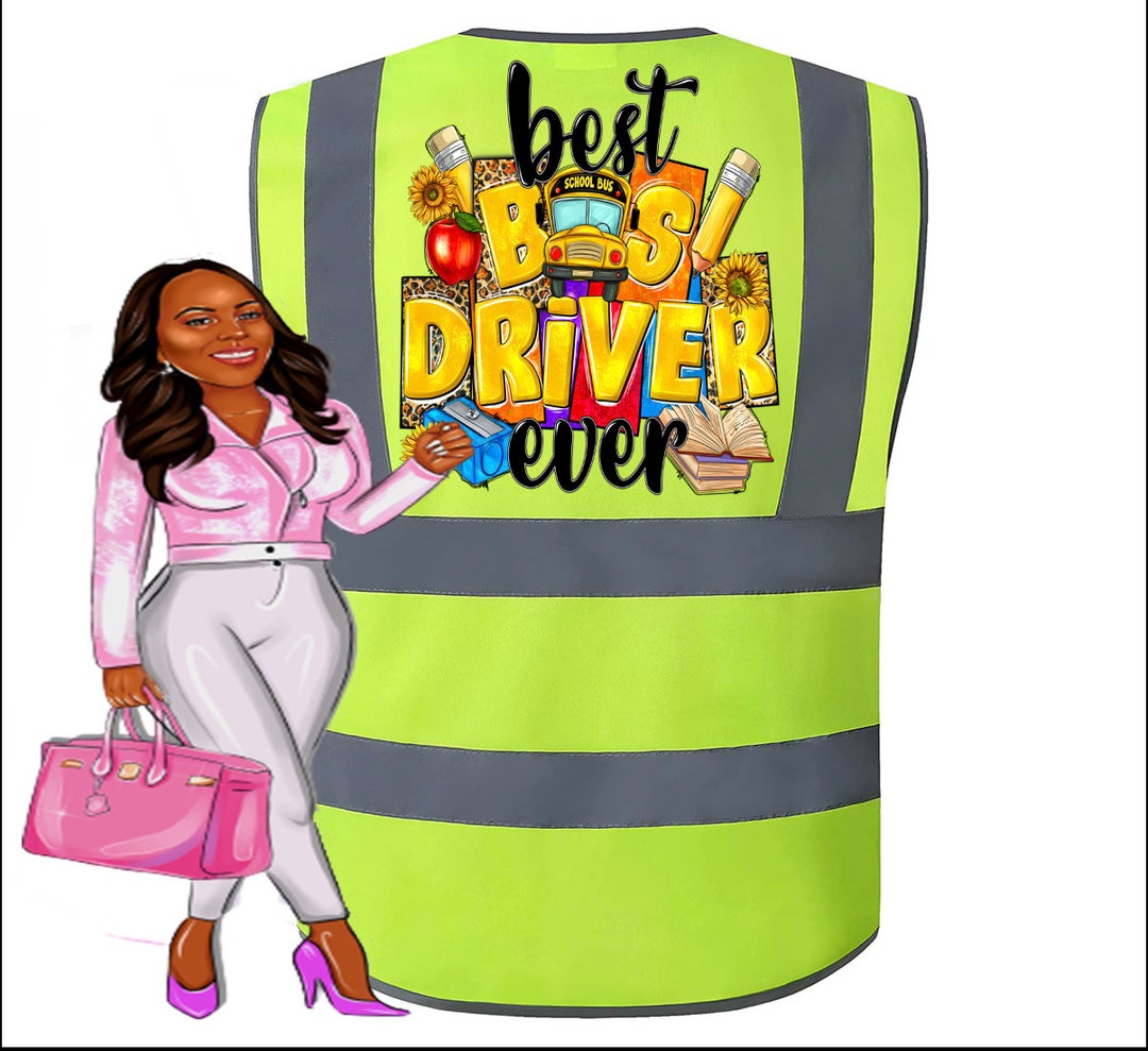 Best Bus Driver Vest, Bus Driver Reflector Safety Vest Etsy