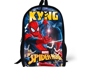 personalized spiderman backpack
