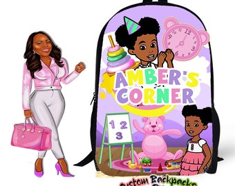 Personalized Backpack Gracieee Backpack - Custom Backpack for Kids -Book Bag