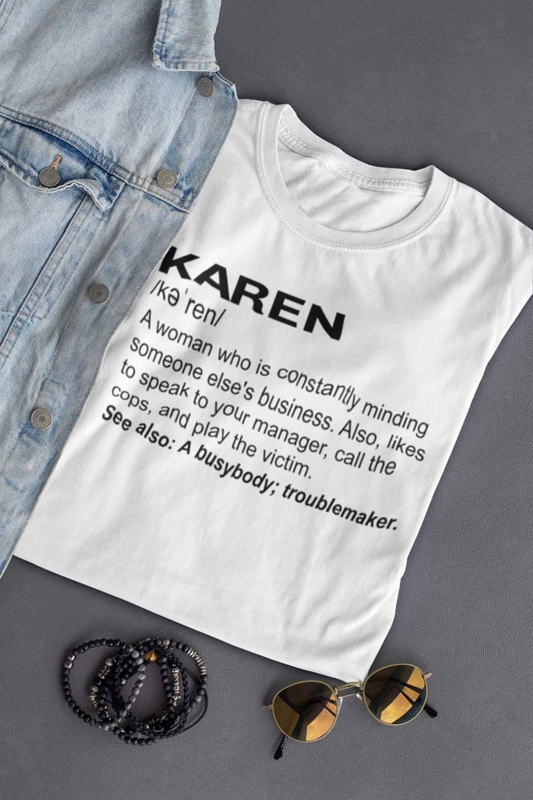 Karen Definition T Shirt Etsy Il Es5k
