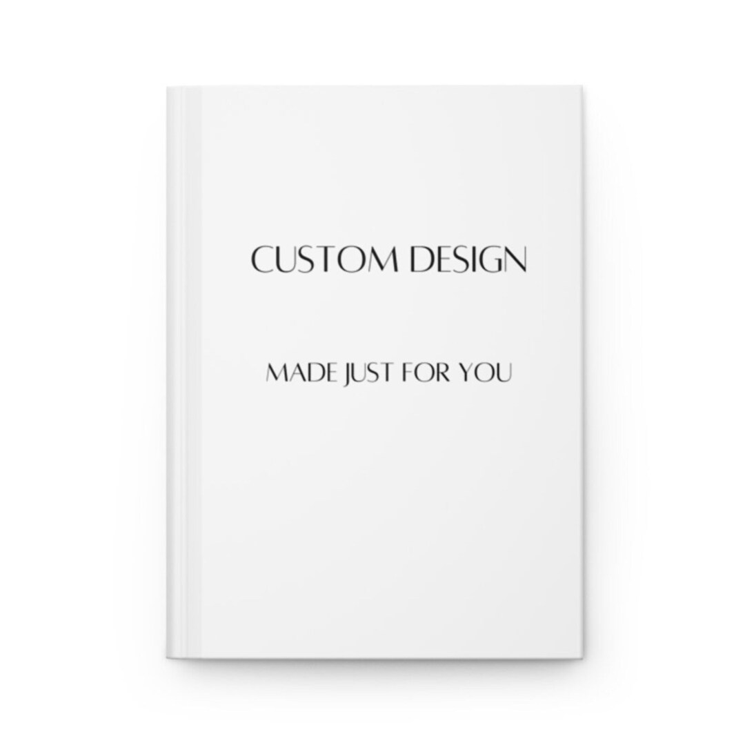 Custom Notebook With Logo, Custom Journal Cover, Design Your Own