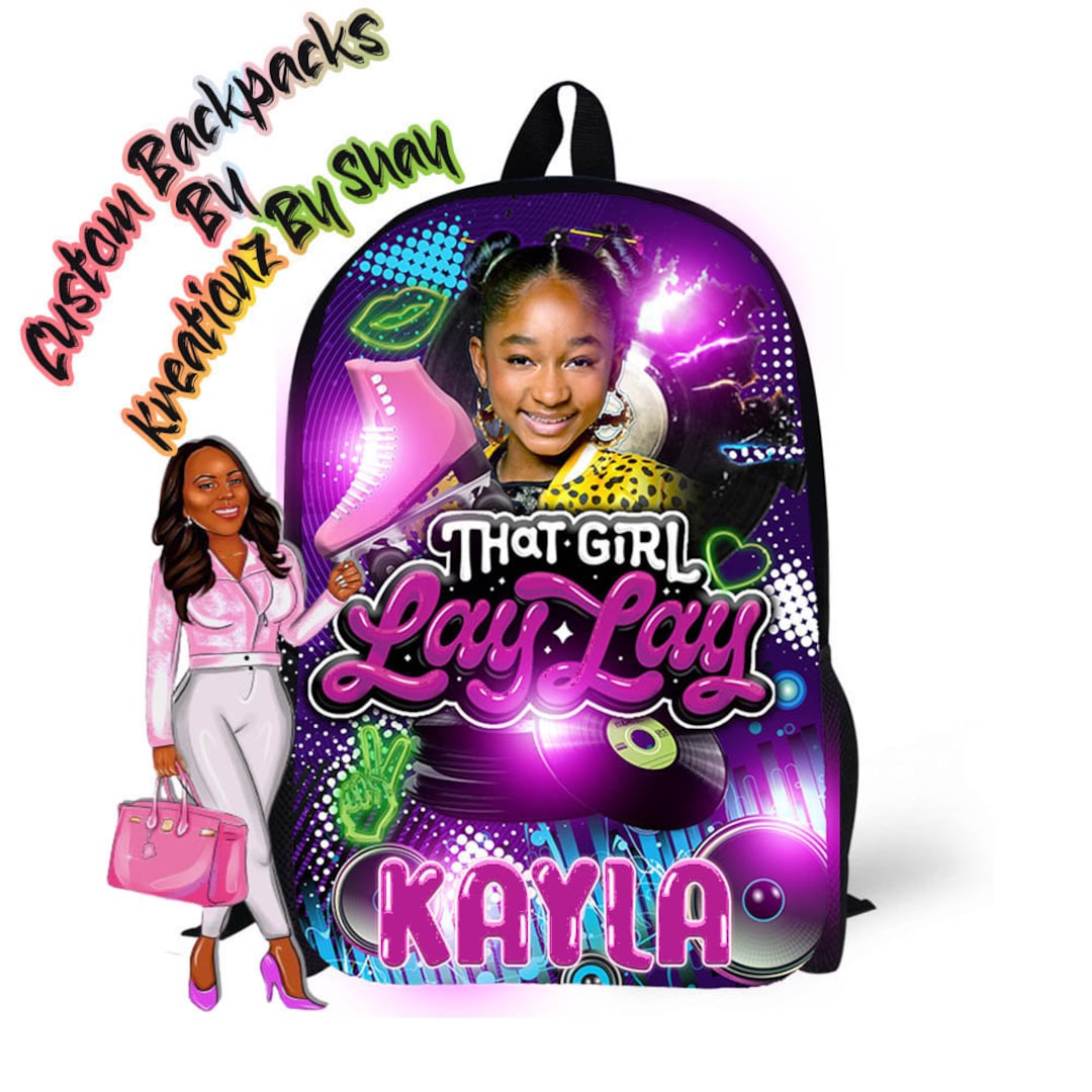 Lay Lay Backpack Personalized Backpack Laay Laay Backpack Custom Backpack for Kids book ...