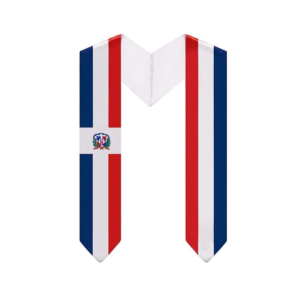 Dominican Graduation Sash Dominican Republic Flag Graduation Sash Graduation Stole Dominican 0A5