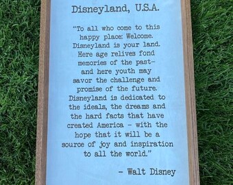 Walt Disney Speech Etsy