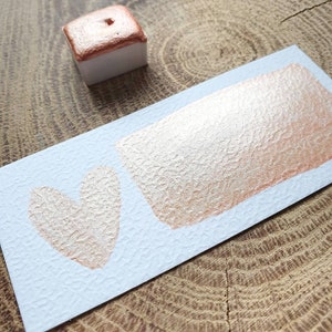 Dahlia • handmade watercolor • half pan