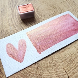 Primrose • handmade watercolor • half pan