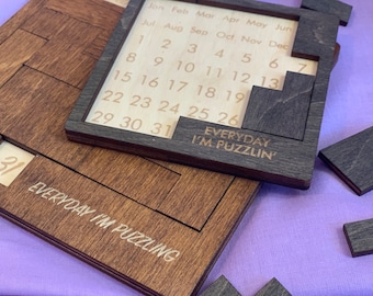 Big Custom Daily Calendar Puzzle