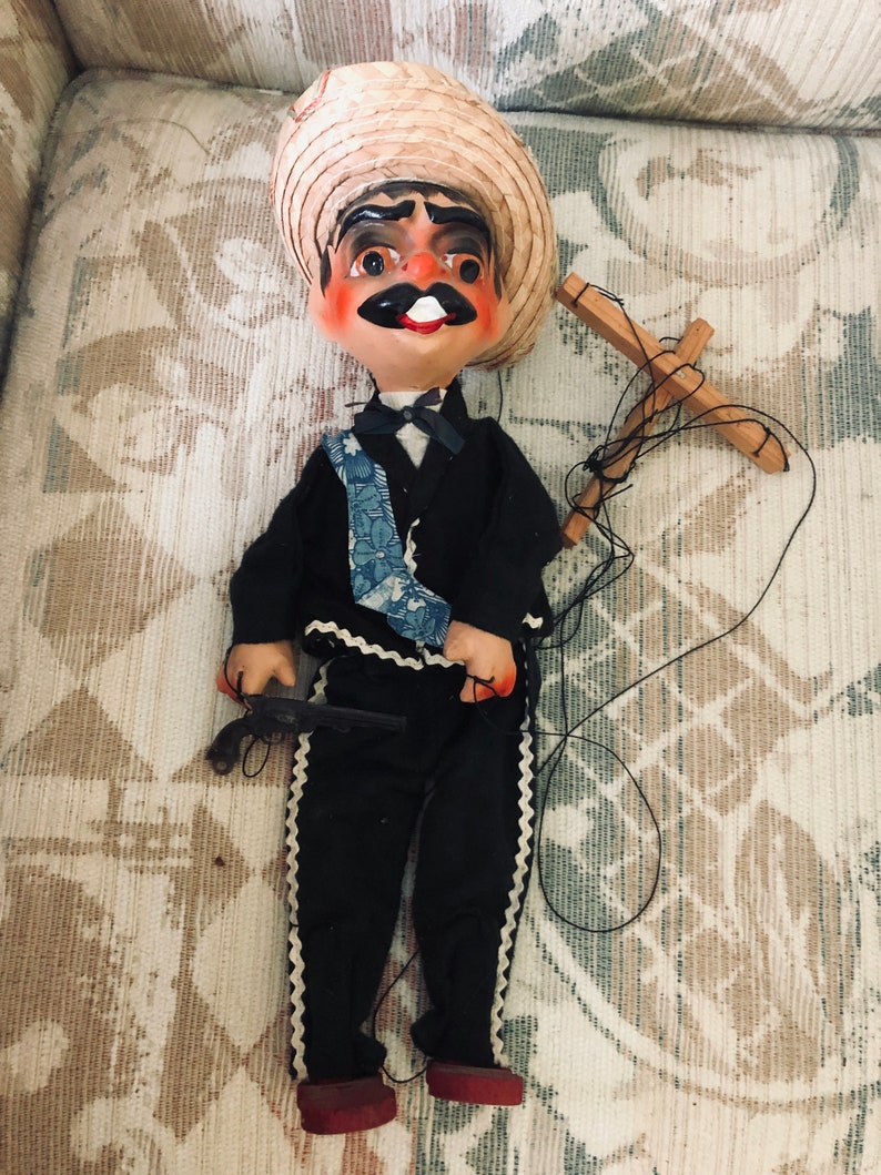 Vintage Mexican vintage Mexican puppet Made in Etsy