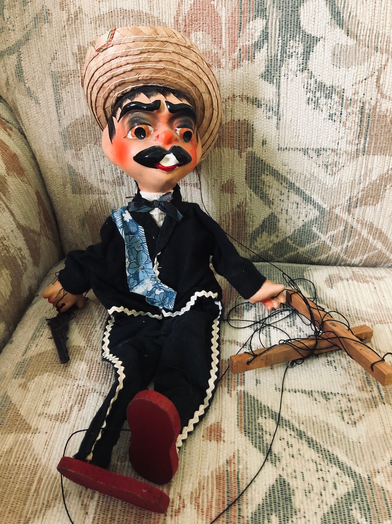 Vintage Mexican vintage Mexican puppet Made in Etsy