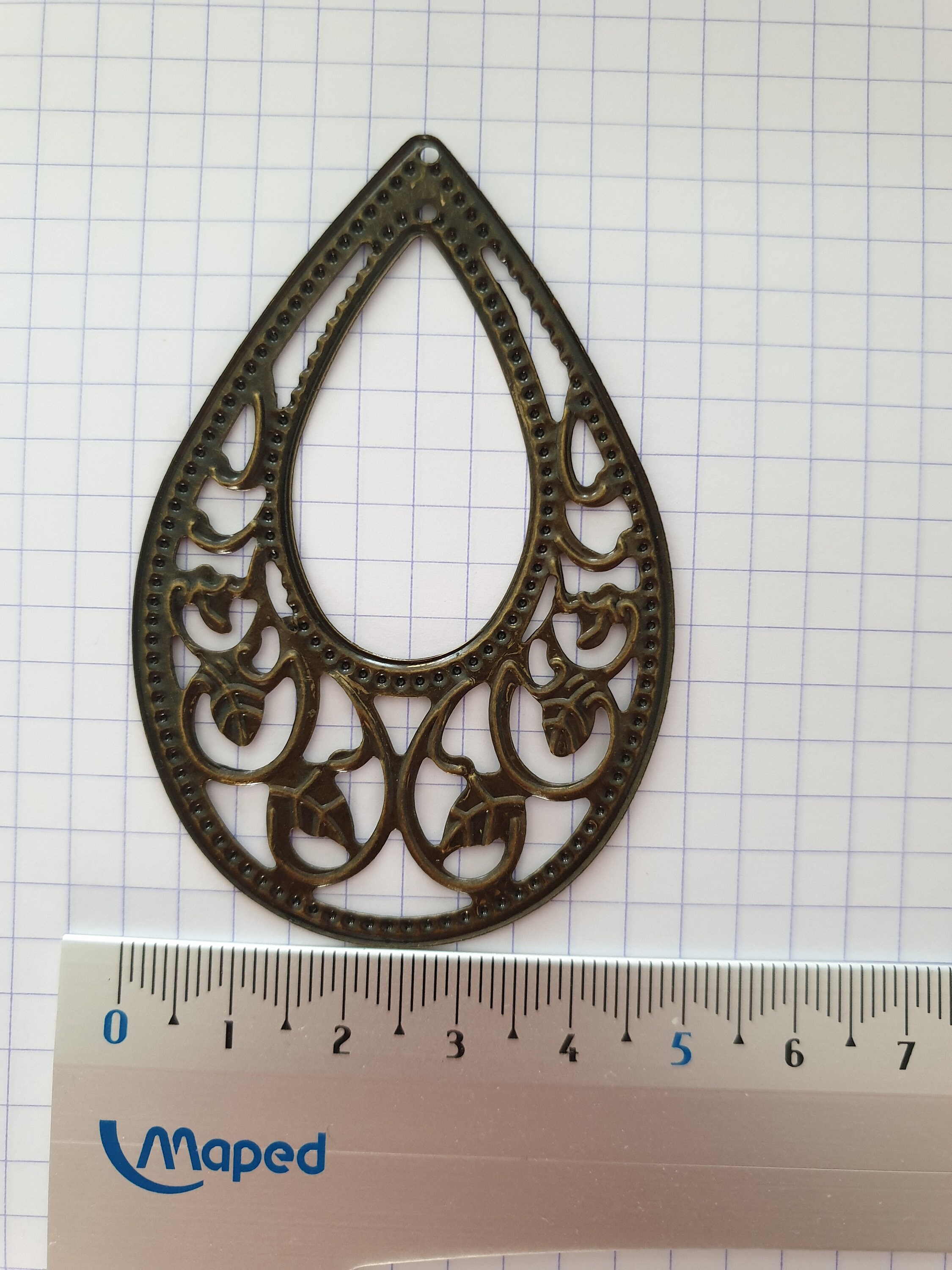 Lot of 20 Large bronze drops 50x75mm prints Etsy