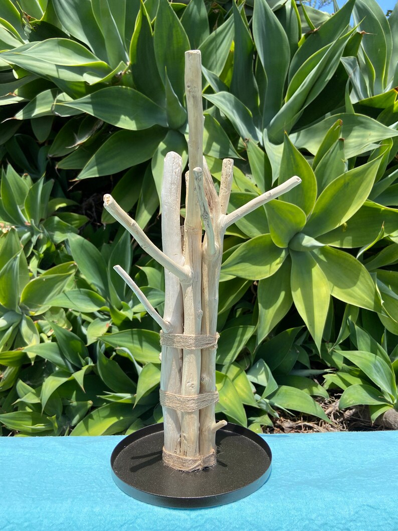 Dirftwood Jewelry Holder-9 branches