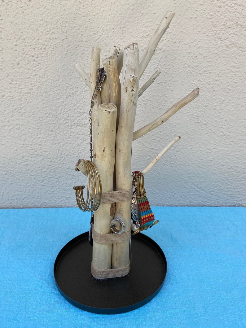Dirftwood Jewelry Holder-9 branches