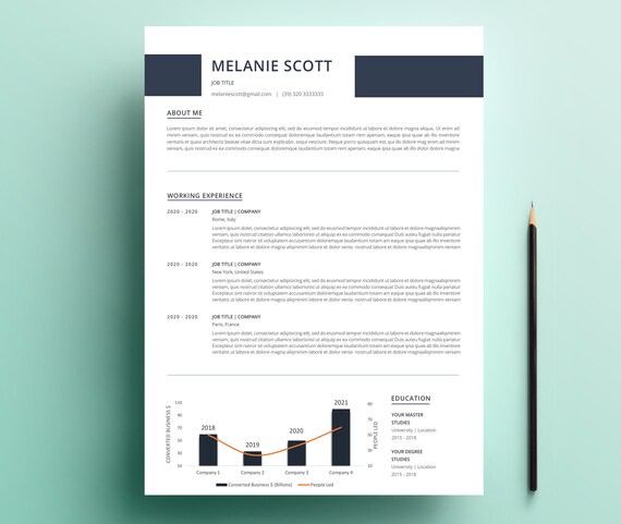 Editable Resume Template For Microsoft Word Curriculum Vitae Modern Cv Layout Job Winning Resume Word Resume Teacher Resume Cover Letter Instant Download Plannerbundle Com