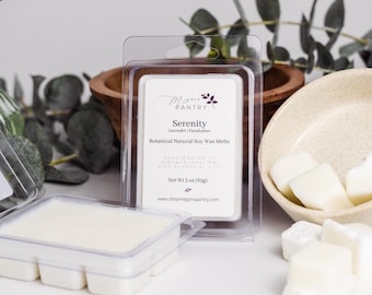 Essential Oil Wax Melts | Pure Soy Wax | Natural Aromatherapy | Hand Poured Vegan Wax Tarts | Toxin Free Home Fragrance | Megan's Pantry