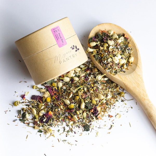 Floral Zen Tea | Herbal Meditation Tea | Artisan Tea | Loose Leaf or Tea Bags | Small Batch Tea