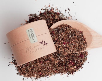 Island Hibiscus Herbal Tea | Citrus Hibiscus Blend | Caffeine-Free Iced Tea | Fruity Loose Leaf Tea Gift | Small Batch | Megan’s Pantry