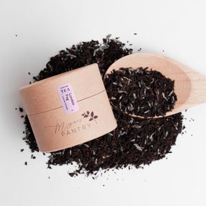 London Fog Black Tea | Lavender Vanilla Earl Grey Blend | Loose Leaf Tea for Lattes | Artisan Small Batch Tea | Megan’s Pantry