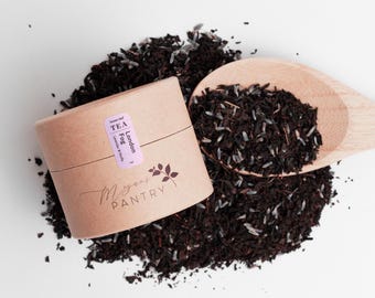London Fog Black Tea | Lavender Vanilla Earl Grey Blend | Loose Leaf Tea for Lattes | Artisan Small Batch Tea | Megan’s Pantry