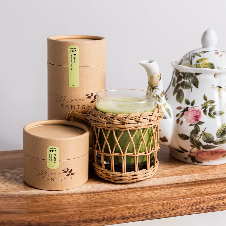 Megan’s Pantry Ceremonial Grade Matcha Tea – vibrant Japanese green tea powder for lattes, smoothies, and mindful tea rituals.