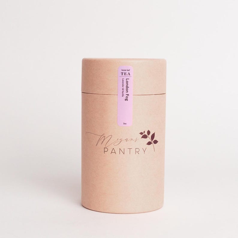 Megan’s Pantry London Fog Black Tea – a soothing blend of lavender, vanilla, and bergamot for the perfect creamy London Fog latte